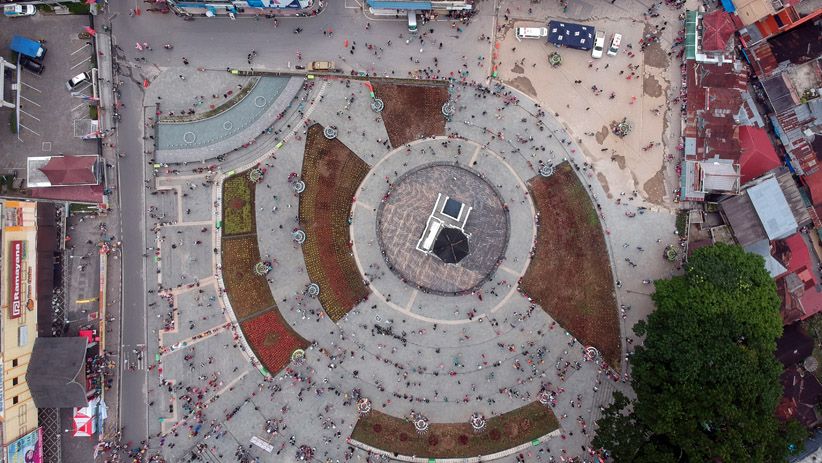Begini Tampilan Baru Pedestrian Jam Gadang Usai Direvitalisasi - Bagian 3