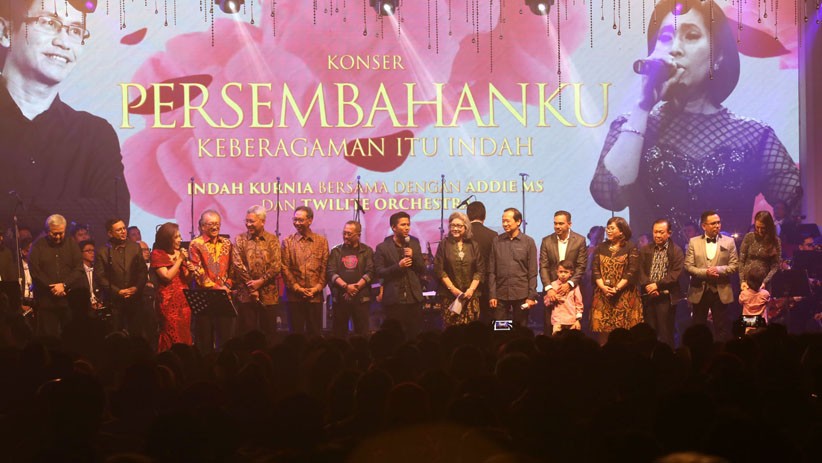 Penampilan Indah Kurnia dan Addie MS Gaungkan Persatuan lewat Lagu - Bagian 6