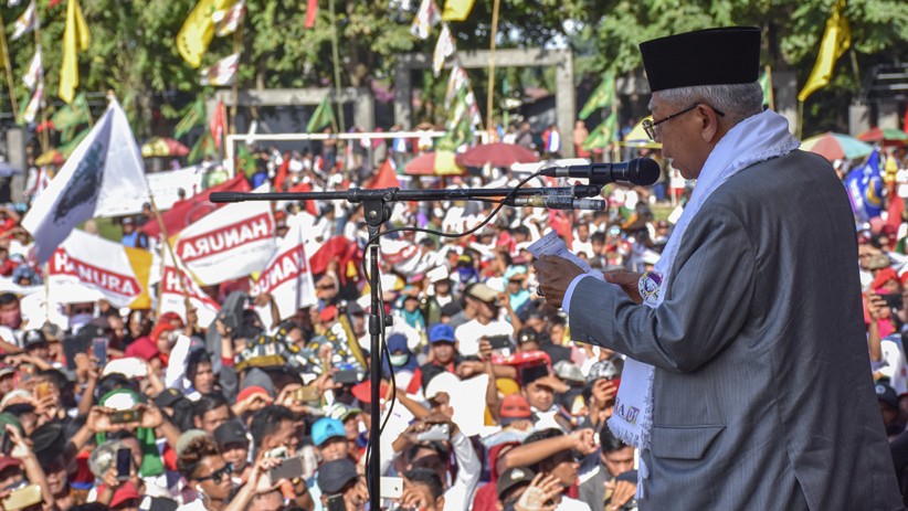Ma'ruf Amin Didampingi TGB Kampanye Terbuka di NTB - Bagian 3