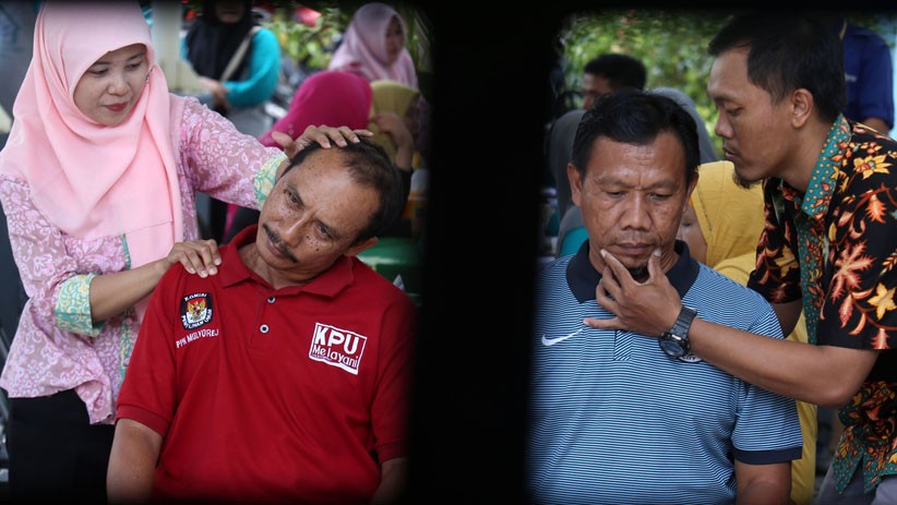 Mahasiswa UM Surabaya Berikan Layanan Fisioterapi untuk Petugas KPPS - Bagian 1