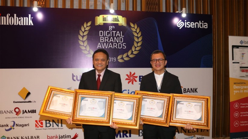 Bank DKI Raih Penghargaan Digital Brand Awards 2019 - Bagian 2