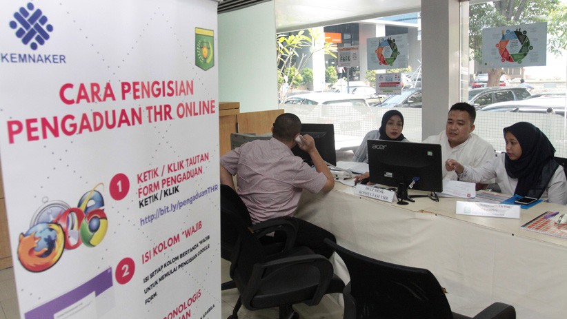 Kemenaker Siapkan Posko Pengaduan THR Online - Bagian 1