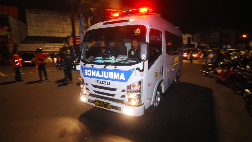 Tim Inafis Polres Sukoharjo Olah TKP Lokasi Ledakan Pospam Kartasura - Bagian 3