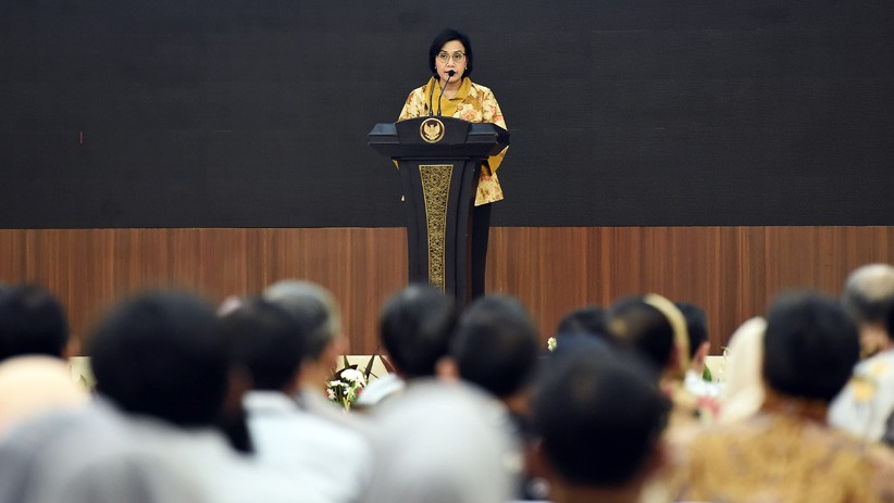 Senyum Para Menteri Terima Laporan Hasil Pemeriksaan BPK dengan Predikat WTP - Bagian 4