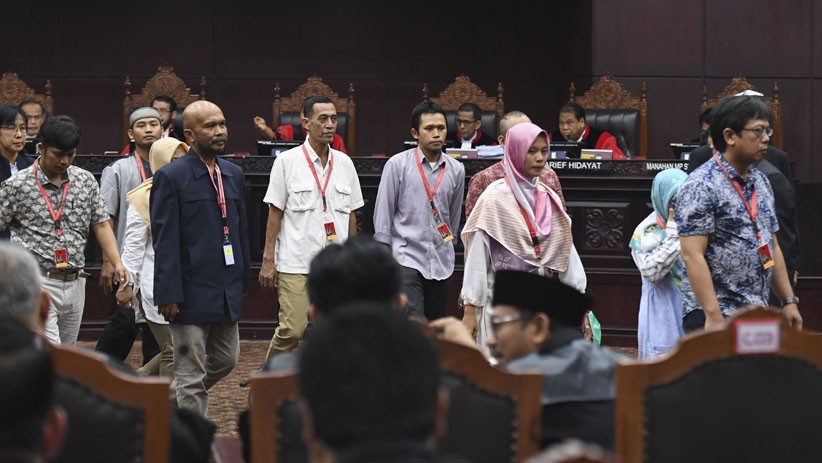 Deretan Saksi Tim BPN Diambil Sumpah saat Sidang Sengketa Pilpres di MK - Bagian 1