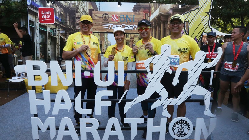 Ribuan Peserta Meriahkan BNI-UI Half Marathon 2019 - Bagian 1