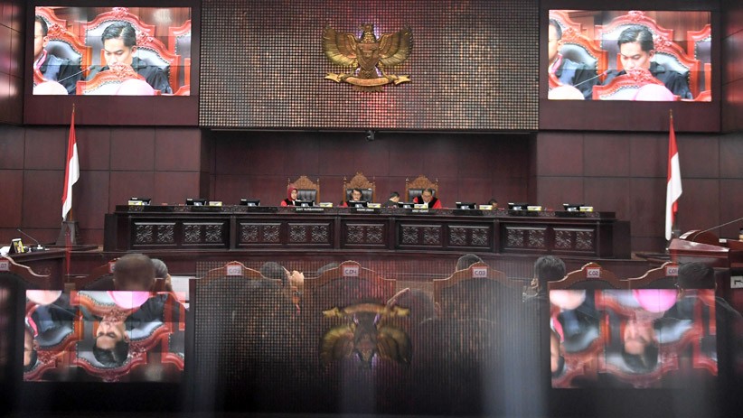 Suasana Sidang Perdana Sengketa Hasil Pemilu Legislatif 2019 di MK - Bagian 1