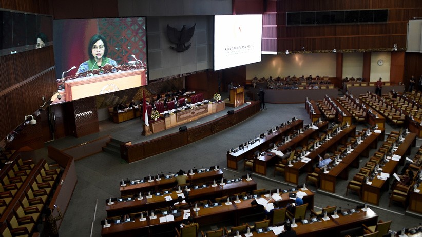 Dihadiri 85 Anggota DPR, Begini Penampakan Bangku Kosong Rapat Paripurna - Bagian 3