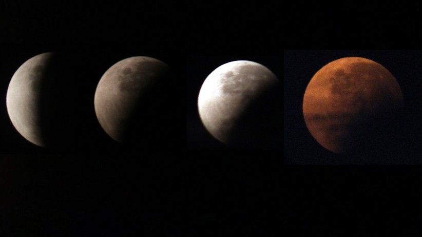 Penampakan Gerhana Bulan Parsial dari Langit Indonesia - Bagian 1