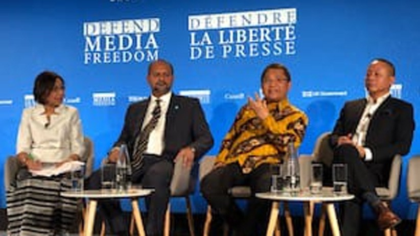 Indonesia Dukung Rancangan Internasional untuk Kebebasan Media - Bagian 1