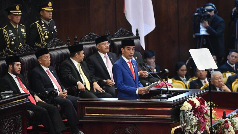 Presiden Jokowi Sampaikan Pidato Sidang Tahunan MPR - Bagian 1