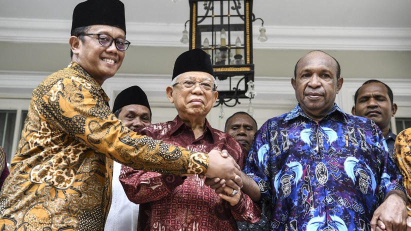 Ma'ruf Amin Serukan Persatuan Indonesia saat Bertemu Pendeta Papua - Bagian 1