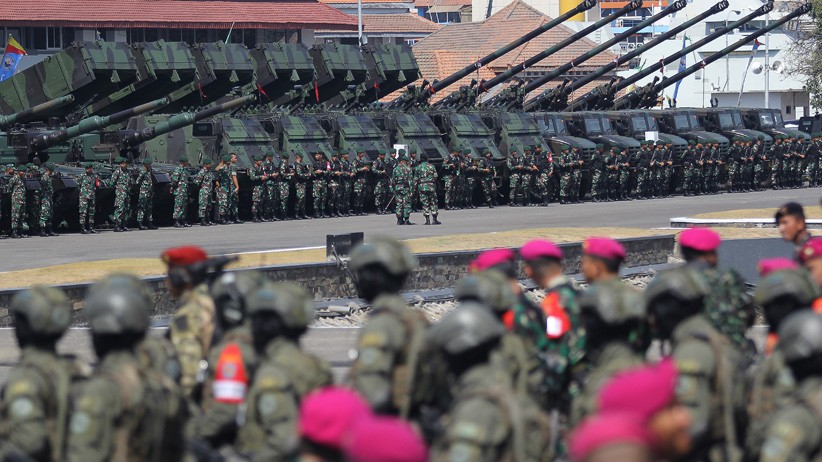 Ribuan Prajurit TNI Ikuti Apel Gelar Kesiapan Latihan Gabungan TNI - Bagian 1