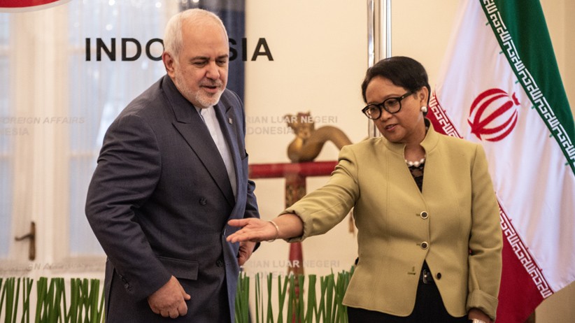 Menteri Retno Terima Kunjungan Menlu Iran Mohammad Javad Zarif - Bagian 1