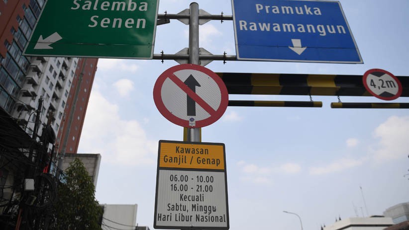 Ingat Mulai Besok Perluasan Kawasan Ganjil Genap Resmi Berlaku - Bagian 2