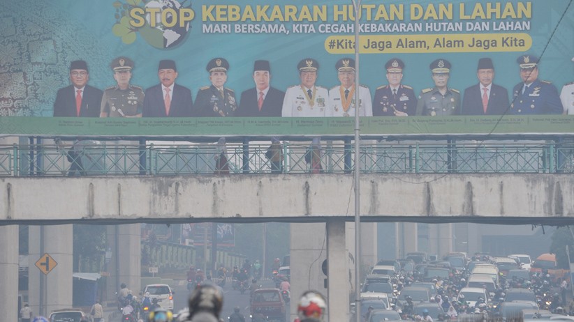 Dampak Karhutla, Kualitas Udara Kota Palembang Sangat Tidak Sehat - Bagian 3