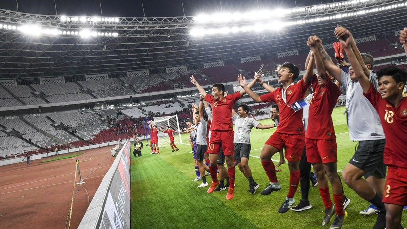 Foto-Foto Selebrasi Timnas Indonesia Lolos Piala Asia U-16 2020 - Bagian 2
