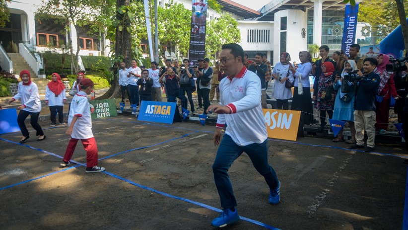 Ridwan Kamil Ajak Anak-Anak Aktif Main di Luar Rumah Tanpa Gawai