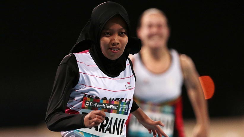 Pelari Indonesia Karisma Tiarani Cetok Rekor Dunia Para Atletik di Dubai - Bagian 2
