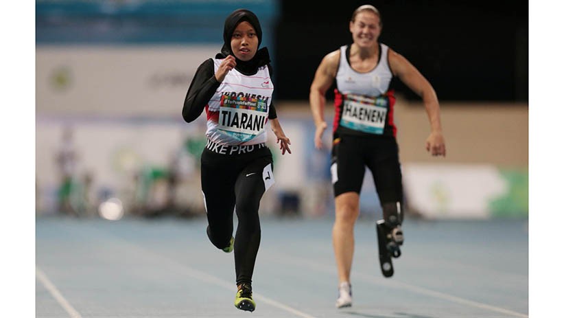 Pelari Indonesia Karisma Tiarani Cetok Rekor Dunia Para Atletik di Dubai - Bagian 1