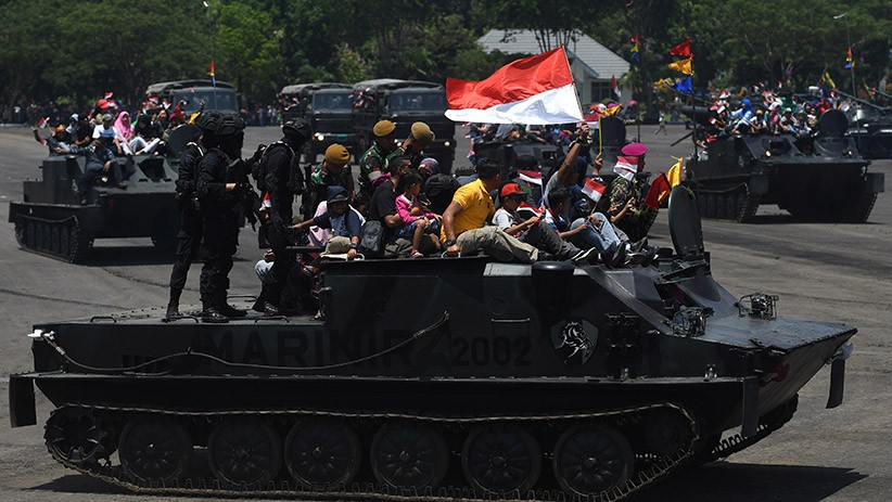 Foto-Foto Aksi Prajurit Baret Ungu saat HUT ke-74 Korps Marinir - Bagian 5