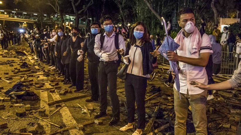Foto-Foto Pilihan Aksi Demonstrasi di Hong Kong - Bagian 3