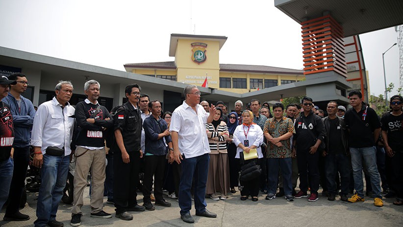 Aksi Tolak Kriminalisasi Anggota Serikat Pekerja JICT - Bagian 2