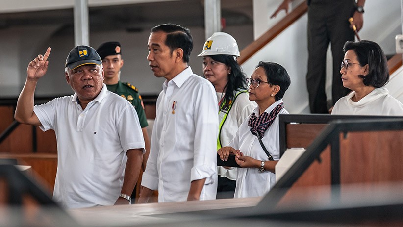 Presiden Jokowi Tinjau Proyek Revitalisasi Pasar Johar Semarang - Bagian 3