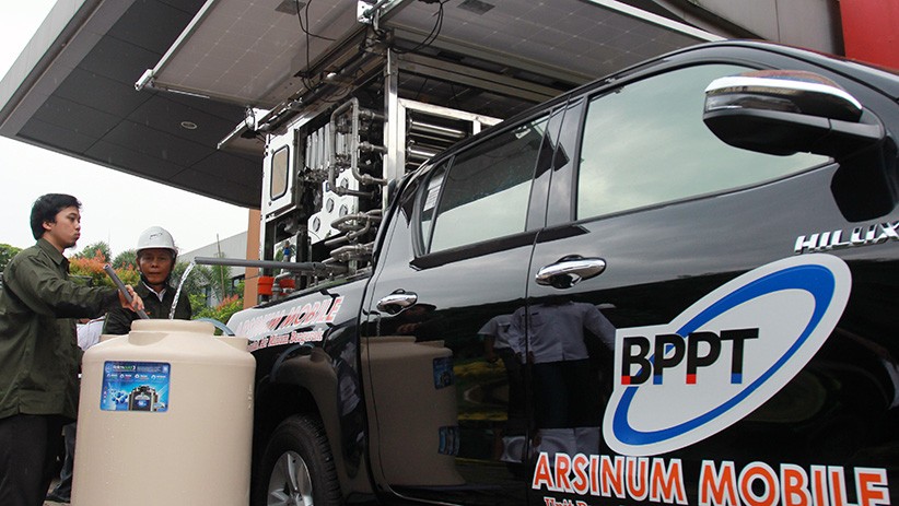 BPPT Kerahkan Mobil Arsinum Penghasil 20.000 Liter Air Bersih ke Daerah Bencana - Bagian 1
