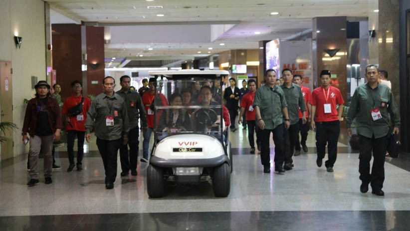 Disupiri Prananda, Megawati Pantau Situasi Pelaksanaan Rakernas I PDIP - Bagian 3