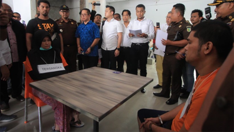 Foto-Foto Rekonstruksi Kasus Pembunuhan Hakim PN Medan Jamaluddin - Bagian 1