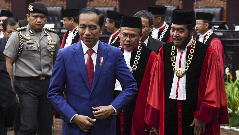 Presiden Jokowi Hadiri Laporan Tahunan Mahkamah Konstitusi - Bagian 1