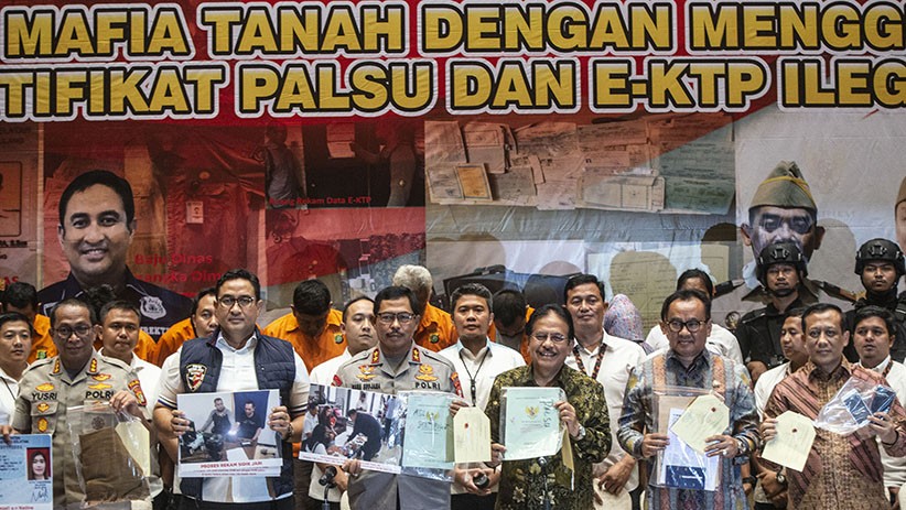 Polisi dan BPN Ungkap Kasus Mafia Tanah, 10 Orang Ditahan - Bagian 1