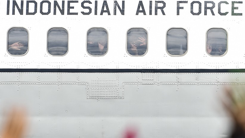 Momen Bahagia 238 WNI Dinyatakan Sehat dan Dipulangkan dari Natuna - Bagian 7