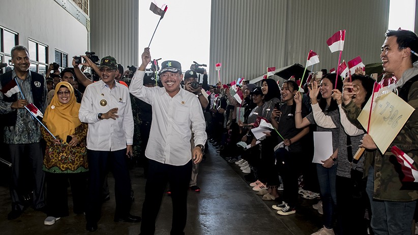 Momen Bahagia 238 WNI Dinyatakan Sehat dan Dipulangkan dari Natuna - Bagian 2