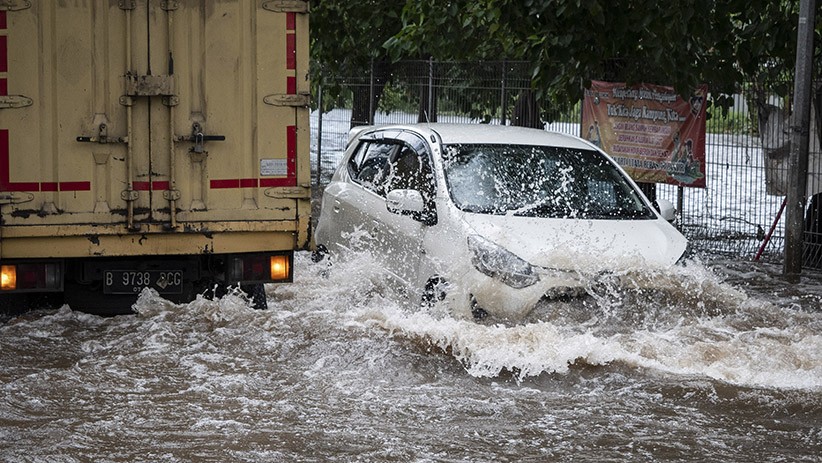 Banjir di Cilincing Jakarta Utara Belum Surut - Bagian 2