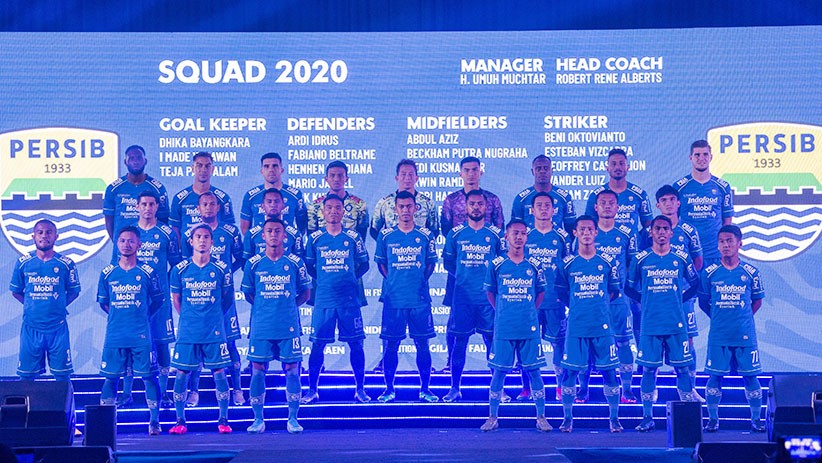 Ini Dia Pemain dan Kostum Tim Persib Bandung 2020 - Bagian 2