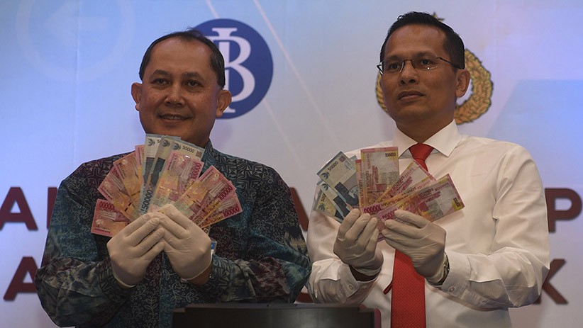 Bank Indonesia dan Bareskrim Polri Musnahkan 50.087 Lembar Uang Palsu - Bagian 1