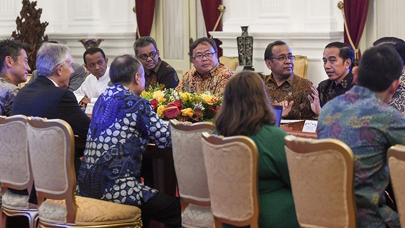 Jokowi Bertemu Tony Blair dan Masayoshi Son Bahas Pembangunan Ibu Kota Baru - Bagian 3