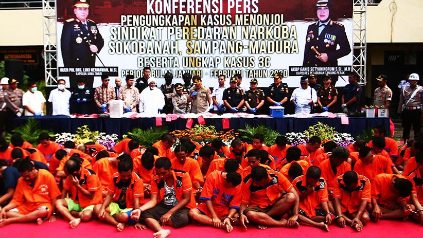 Polres Tanjung Perak Surabaya Musnahkan 30 Kg Sabu Jaringan Malaysia - Bagian 2
