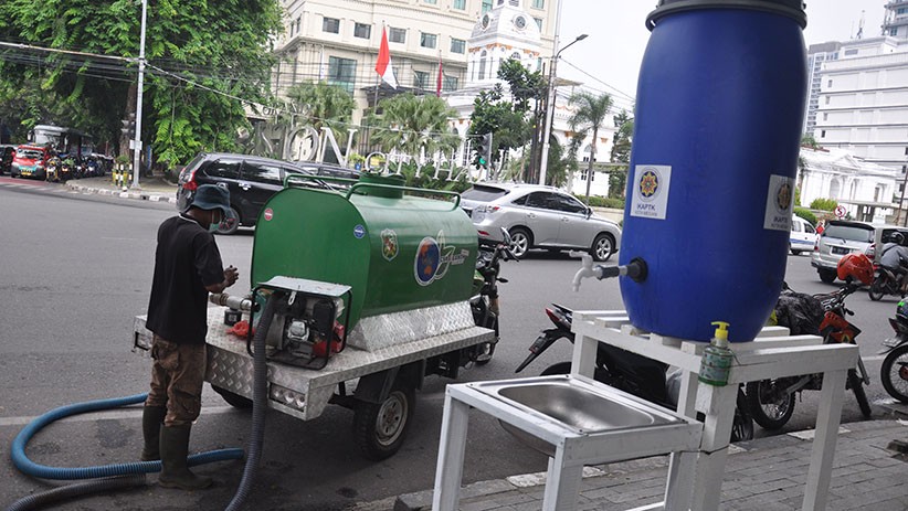 Tangkal Covid-19, Gugus Tugas Sumsel Minta Warga Cuci Tangan 6-10 kali Sehari