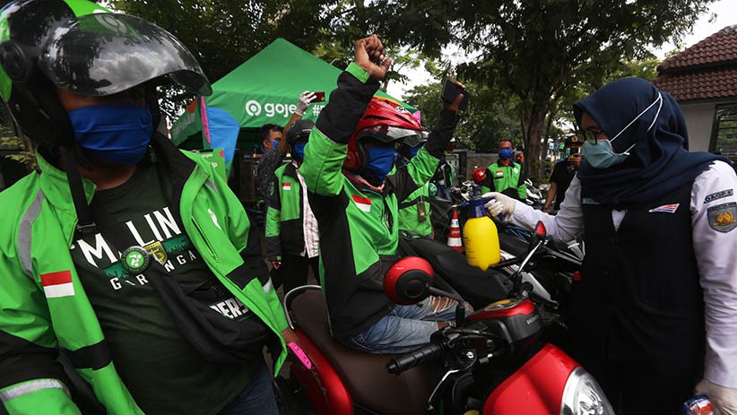Gojek Surabaya Ikut Perangi Pandemi COVID-19 - Bagian 3