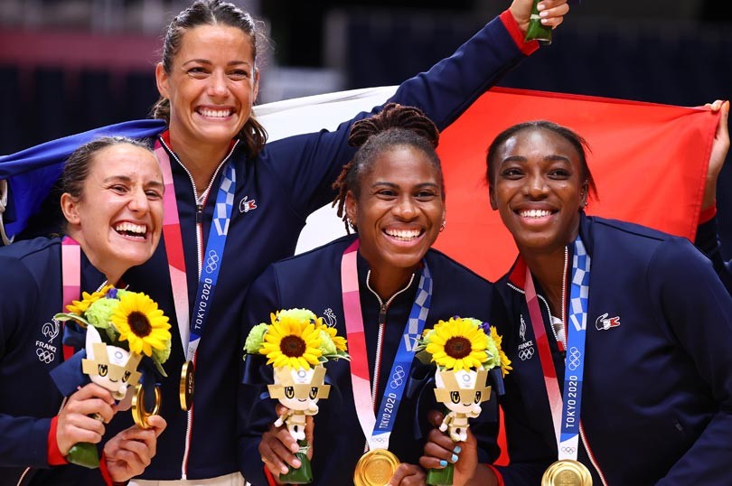  Kalahkan ROC, Tim Bola Tangan Wanita Prancis Bawa Pulang Medali Emas Olimpiade Tokyo 2020 - Bagian 1