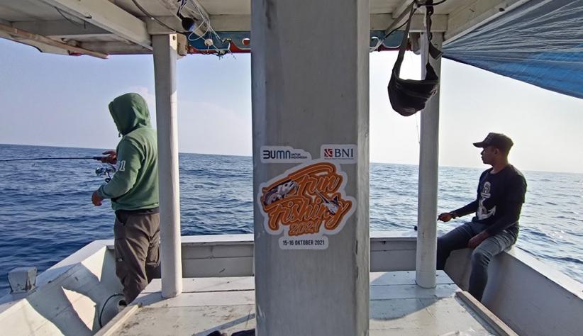 BNI Gelar Fun Fishing 2021 di Perairan Selat Sunda - Bagian 5